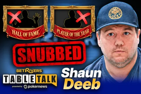Shaun Deeb Reveals All on WSOP POY Issues & Poker Hall of Fame Snub | BetRivers Table Talk #9